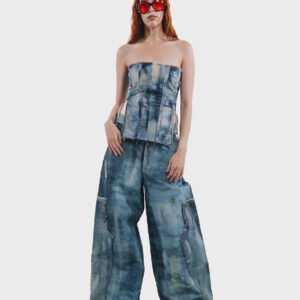 DISCOLOR DENIM PANT