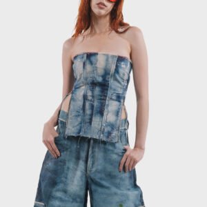 DISCOLOR DENIM PANT
