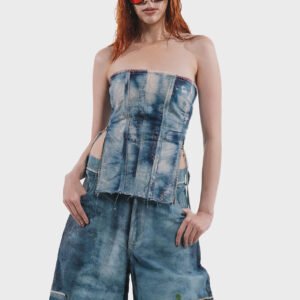 DISCOLOR DENIM PANT