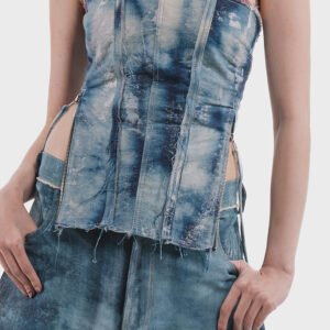 DISCOLOR DENIM PANT