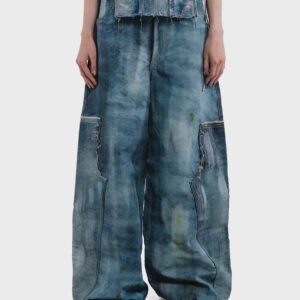 DISCOLOR DENIM PANT