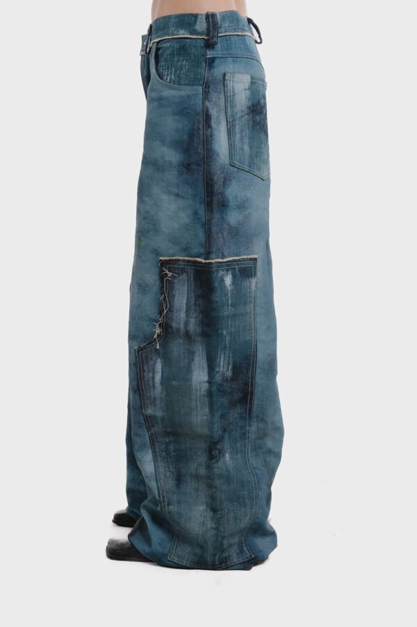 DISCOLOR DENIM PANT