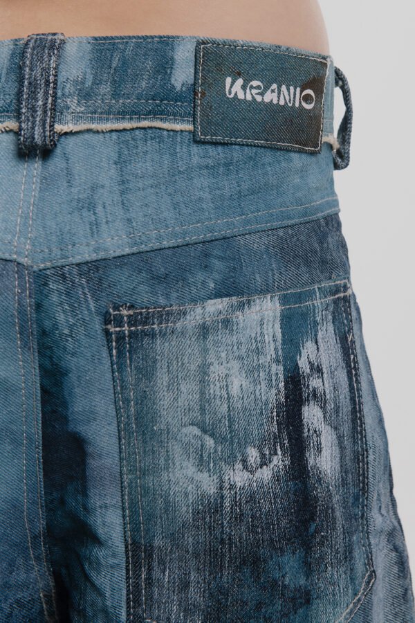 DISCOLOR DENIM PANT