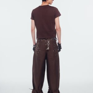 Sesión de estudio-116 BROWN SHINE PANT