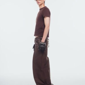 Sesión de estudio-125 BROWN SHINE PANT