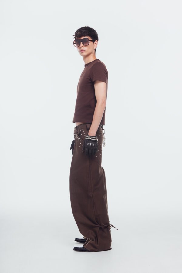 Sesión de estudio-125 BROWN SHINE PANT