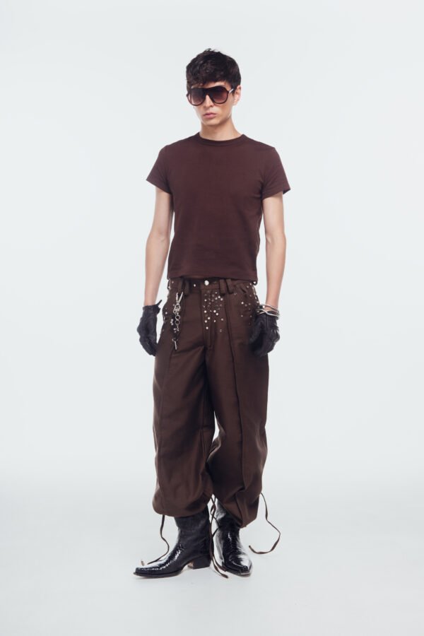 Sesión de estudio-130 BROWN SHINE PANT