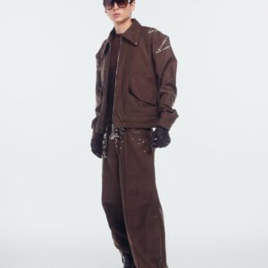 Sesión de estudio-132 MEGA STAR BROWN SHINE JACKET