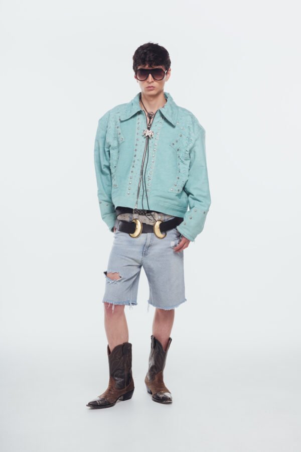 Sesión de estudio-180 BABY BLUE TEXAN JACKET