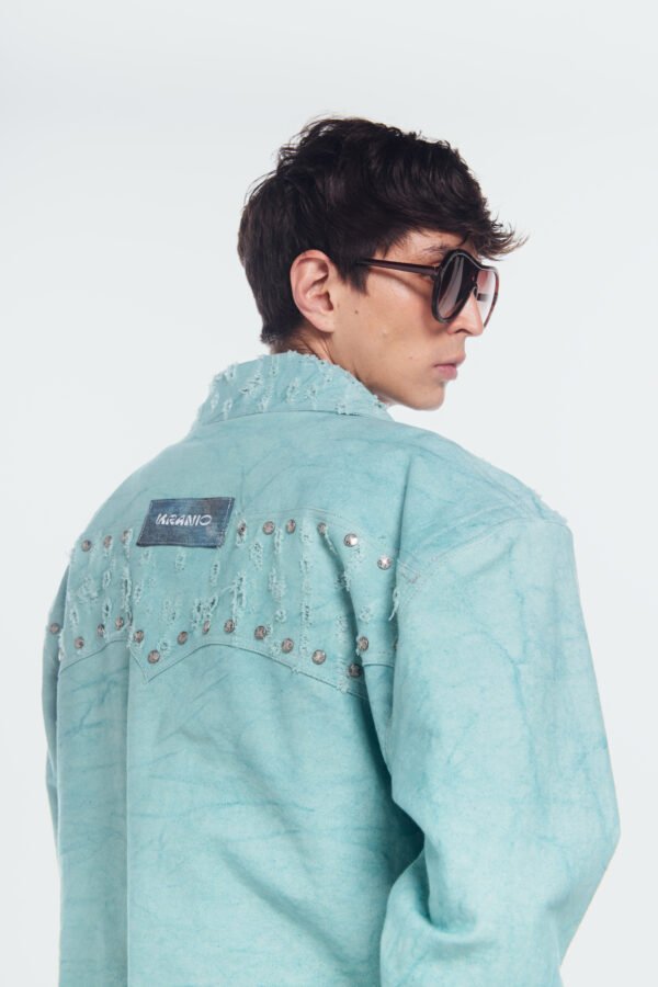 Sesión de estudio-198 BABY BLUE TEXAN JACKET