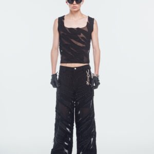 TRANSLUCENT DENIM PANT