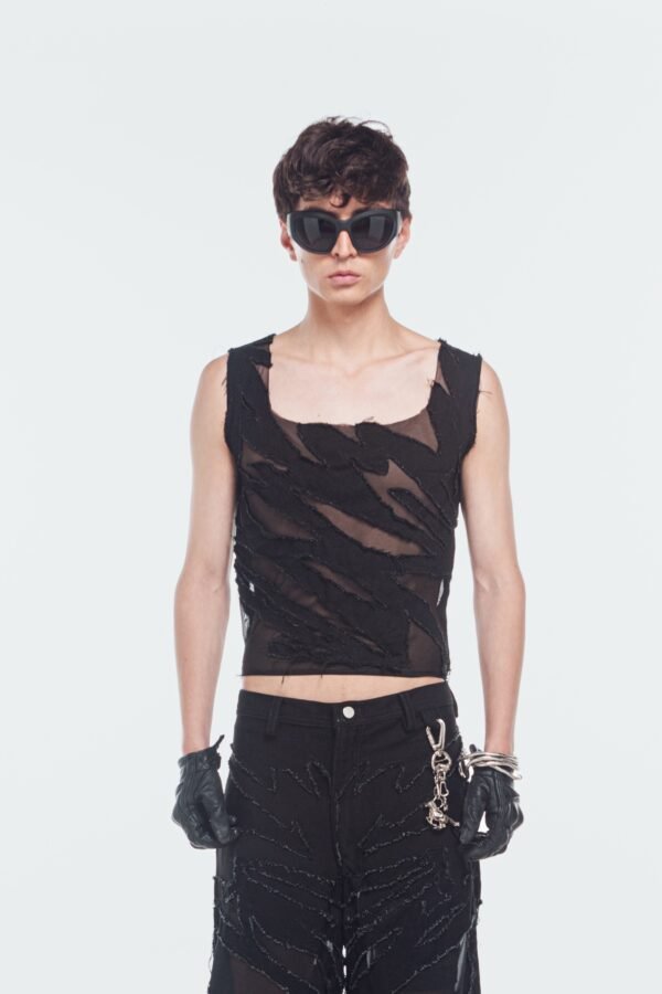 TRANSLUCENT DENIM PANT