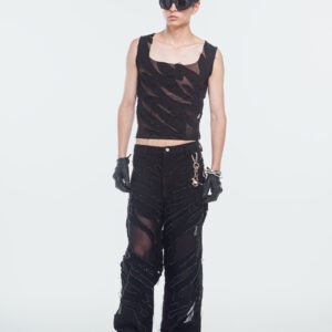 TRANSLUCENT DENIM PANT