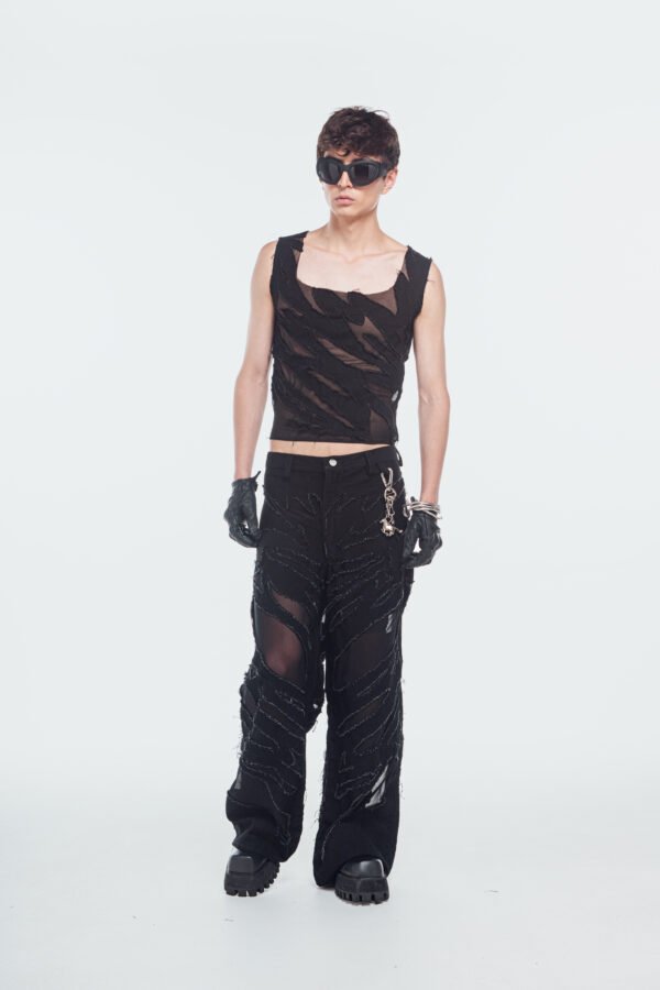 TRANSLUCENT DENIM PANT