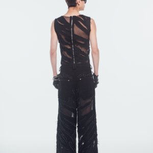 TRANSLUCENT DENIM PANT