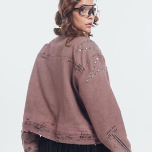 Sesión de estudio-808 TRASH COFFEE DENIM JACKET