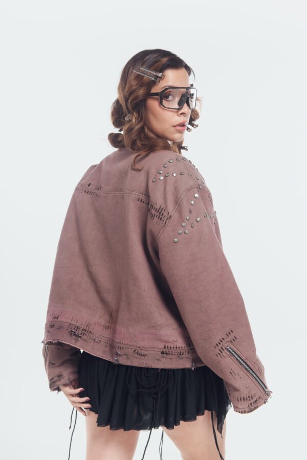 Sesión de estudio-808 TRASH COFFEE DENIM JACKET